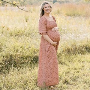 Pink Blush Mauve Floral Smocked Maternity Dress SOLD OUT ONLINE